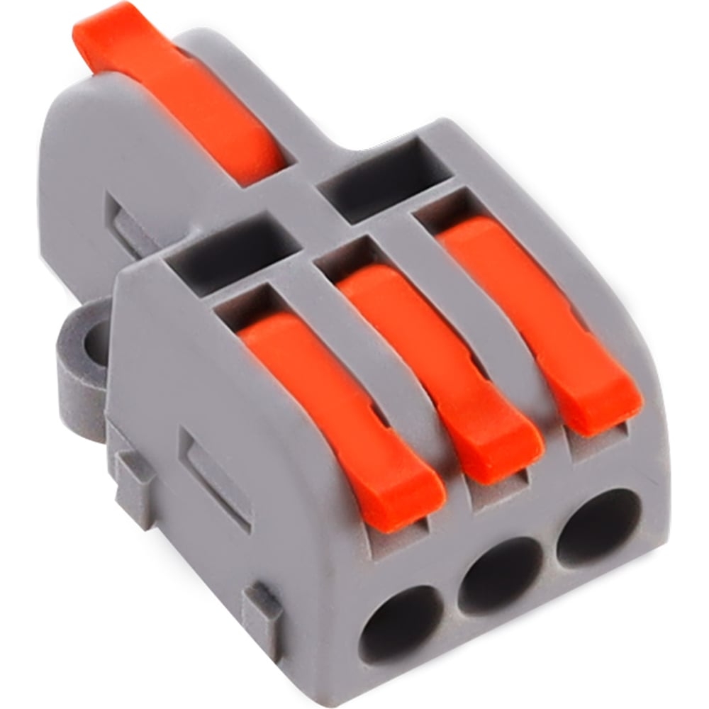 Строительно монтажная клеммы с рычагами проходная 1-3полюсов 0,08-4мм2 (SBE-cwcc-1-3)