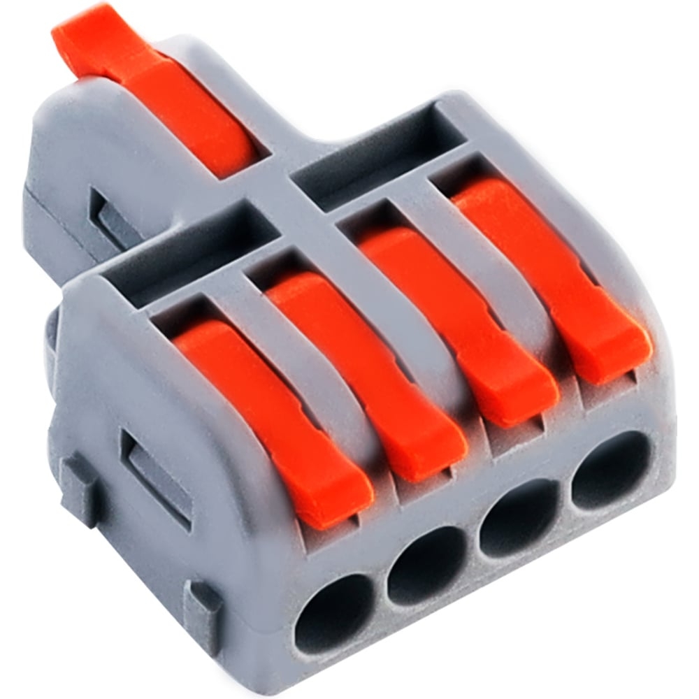 Строительно монтажная клеммы с рычагами проходная 1-4полюсов 0,08-4мм2 (SBE-cwcc-1-4)