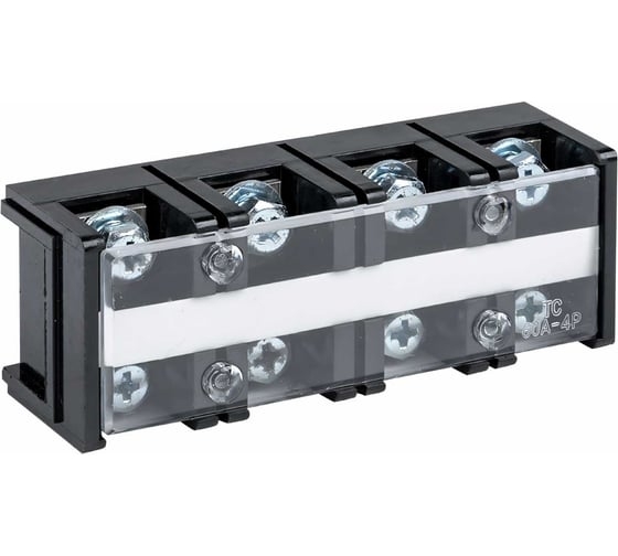 Терминал клеммный ТС-604 до 16мм2 60А 4 клеммные пары