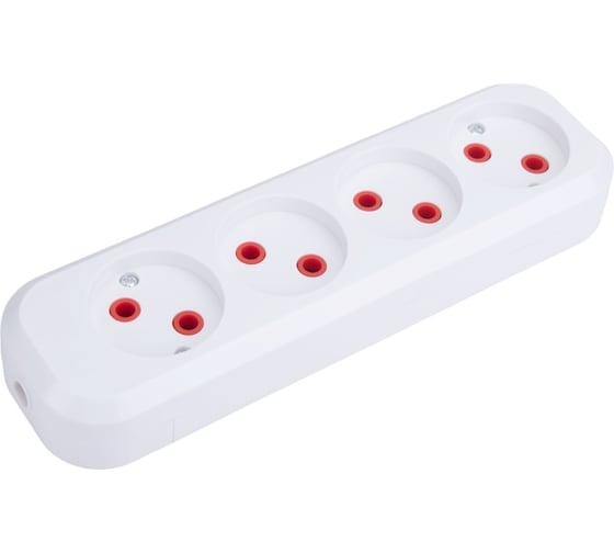 Колодка 4 гн.б/з АБС-пластик Universal