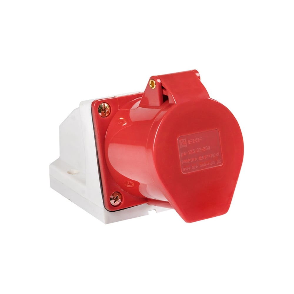 Розетка кабельная 32А 3Р+N+E IP44 на поверхность 380В 125 PSR12-032-5