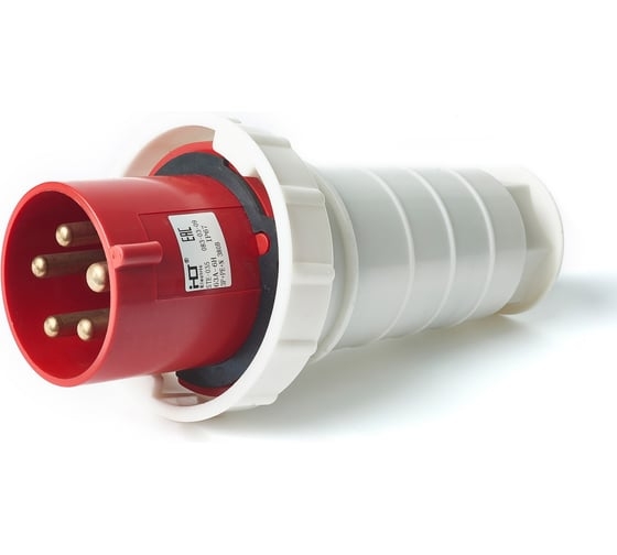 Розетка стационарная кабельная 63А 3P+N+E IP54 на поверхность 380В PSR12-063-5