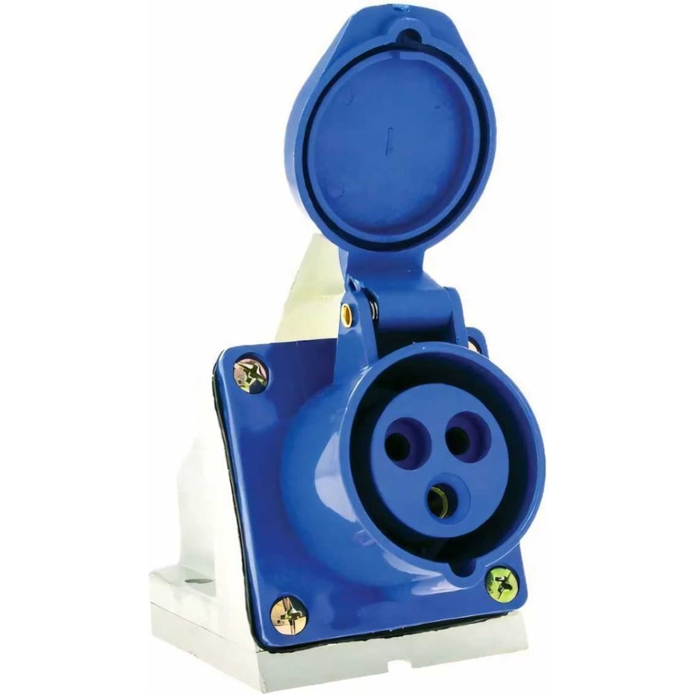 Розетка стационарная наружная 123 2Р+РЕ 32А 220В IP44 EKF PROxima