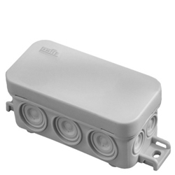 TYCO Коробка распределительная 43х80х35 IP54 10 кабельный ввод 67091