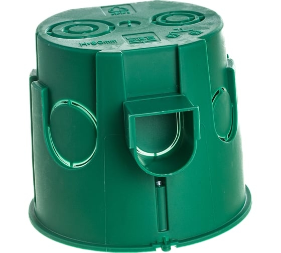 Коробка установочная 65х60мм для сплошных стен