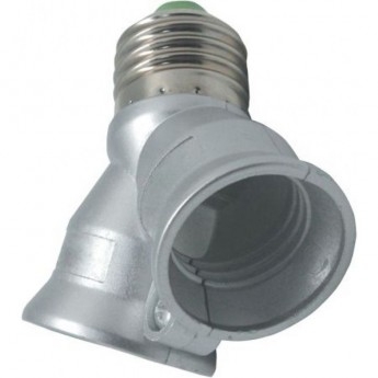 Ecola переходник с цоколя Е14 на 2хЕ14 Белый F4T24WEAY