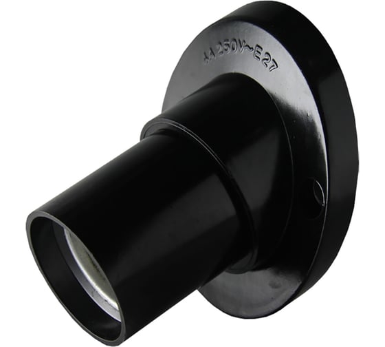 Патрон карболитовый наст Е27 черн наклонный EKF PROxima