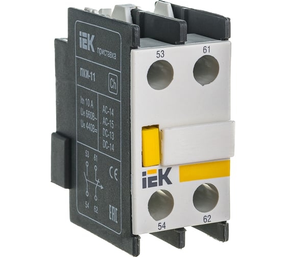 Приставка контактная ПКИ-11 1з+1р IEK KPK10-11