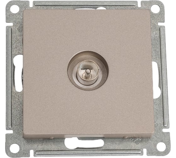 Розетка антенна телевизионная ATLASDESIGN шампань ATN000593