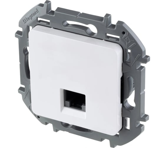 Розетка компютерная INSPIRIA RJ45 кат. 5Е UTP белая 673825