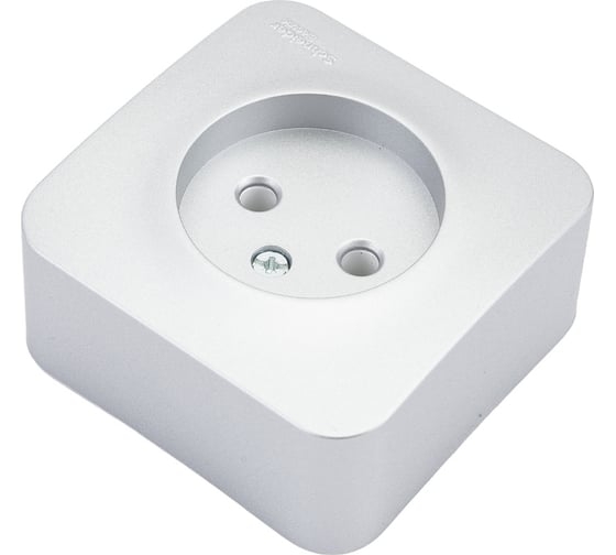 BLANCA Розетка наружная без заземления без шторок с изолирующей пластиной, 16А, 250В, белый 000111
