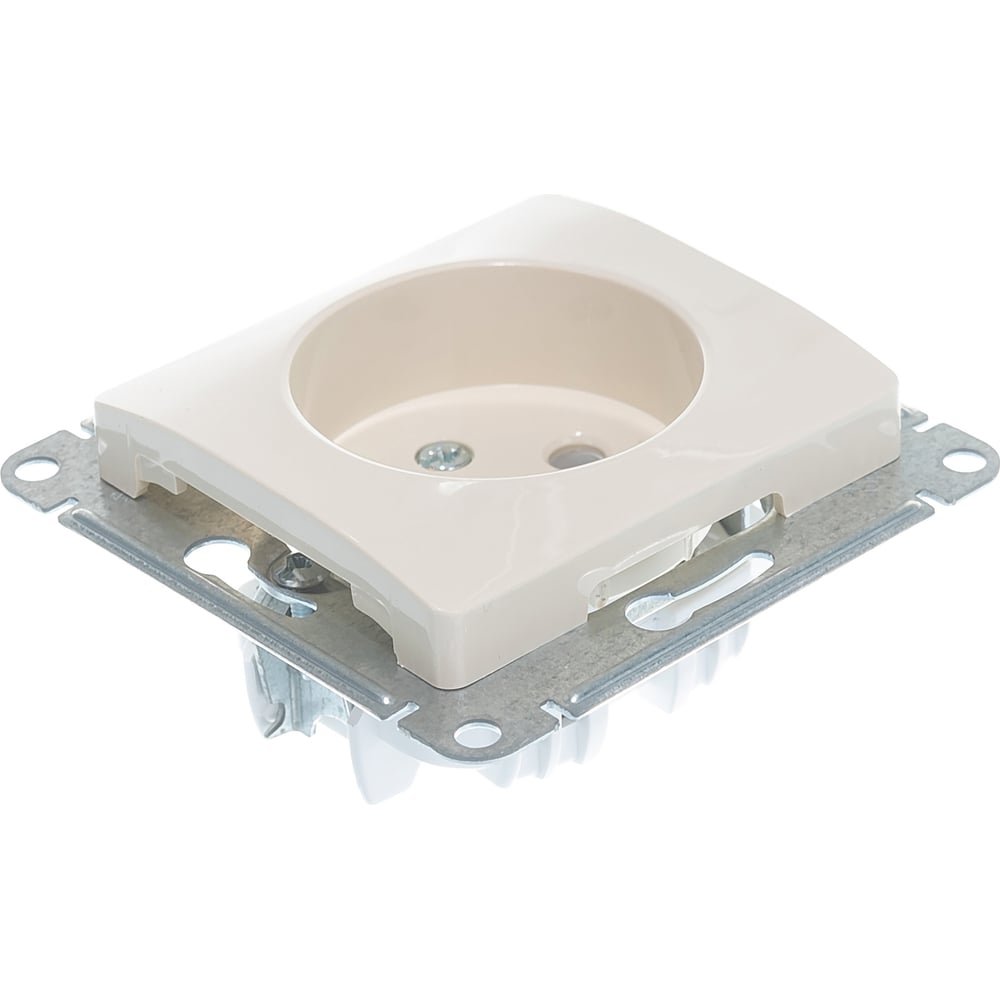 Glossa розетка 1-местн б/з беж GSL000241