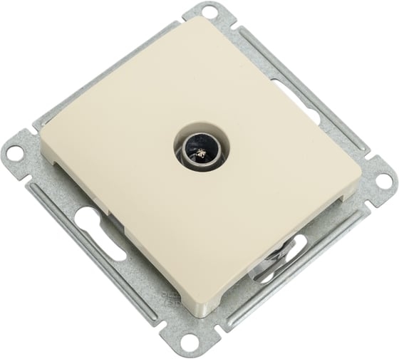 Glossa Розетка TV проходная беж GSL000292