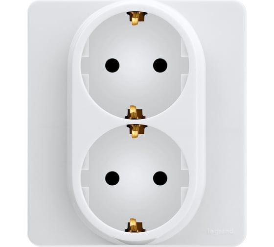 INSPIRIA Розетка 2-я с заземлением 673750