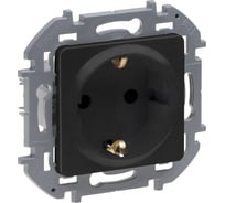 INSPIRIA Розетка 2К+З 16А 250В антрацит 673723
