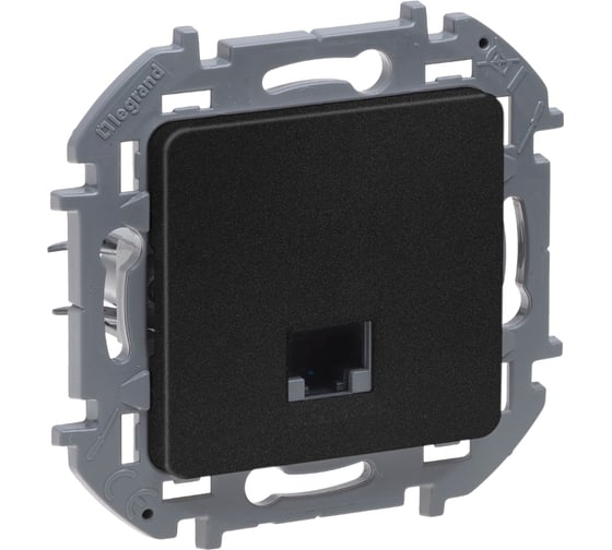 INSPIRIA Розетка RJ45 ктегория 5е UTP антрацит 673828
