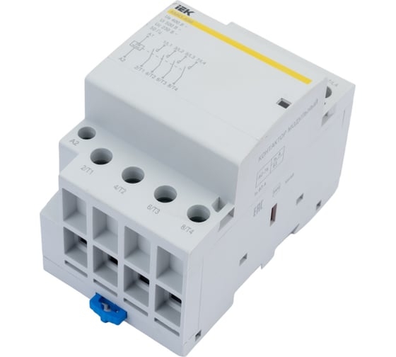 Контактор модульный КМ40-40M АС IEK (MKK21-40-40)