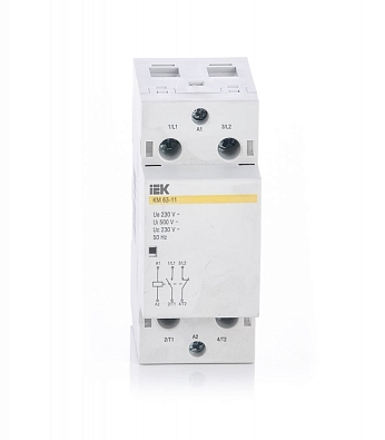 Контактор модульный КМ63-20M АС IEK