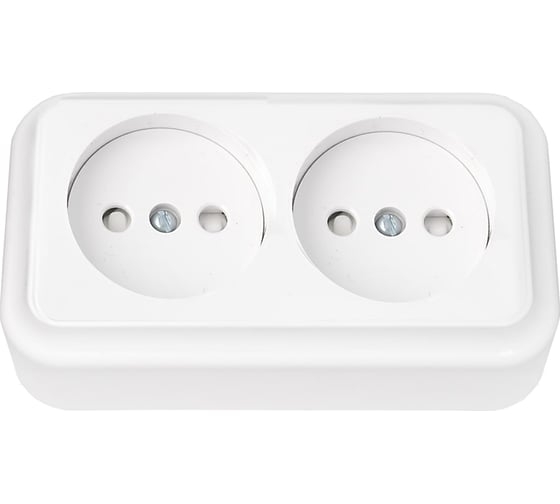 РА16-261 Пралеска Розетка 2-я с/з белый о/у (50)