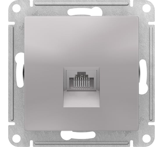 Розетка RJ-45 ATLAS алюминий ATN000383