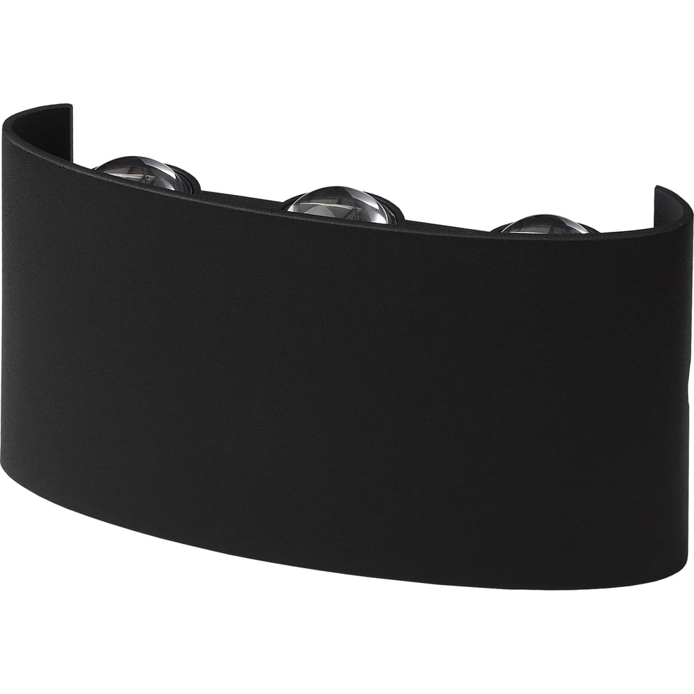 Светильник WL12 BK Эра декоративная подсветка св/д 6*1Вт IP54 черный