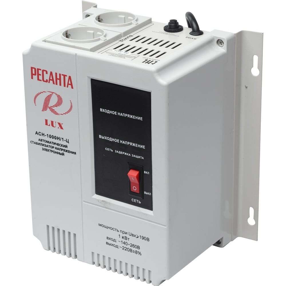 Стабилизатор АСН- 1000 Н/1-Ц Ресанта Lux