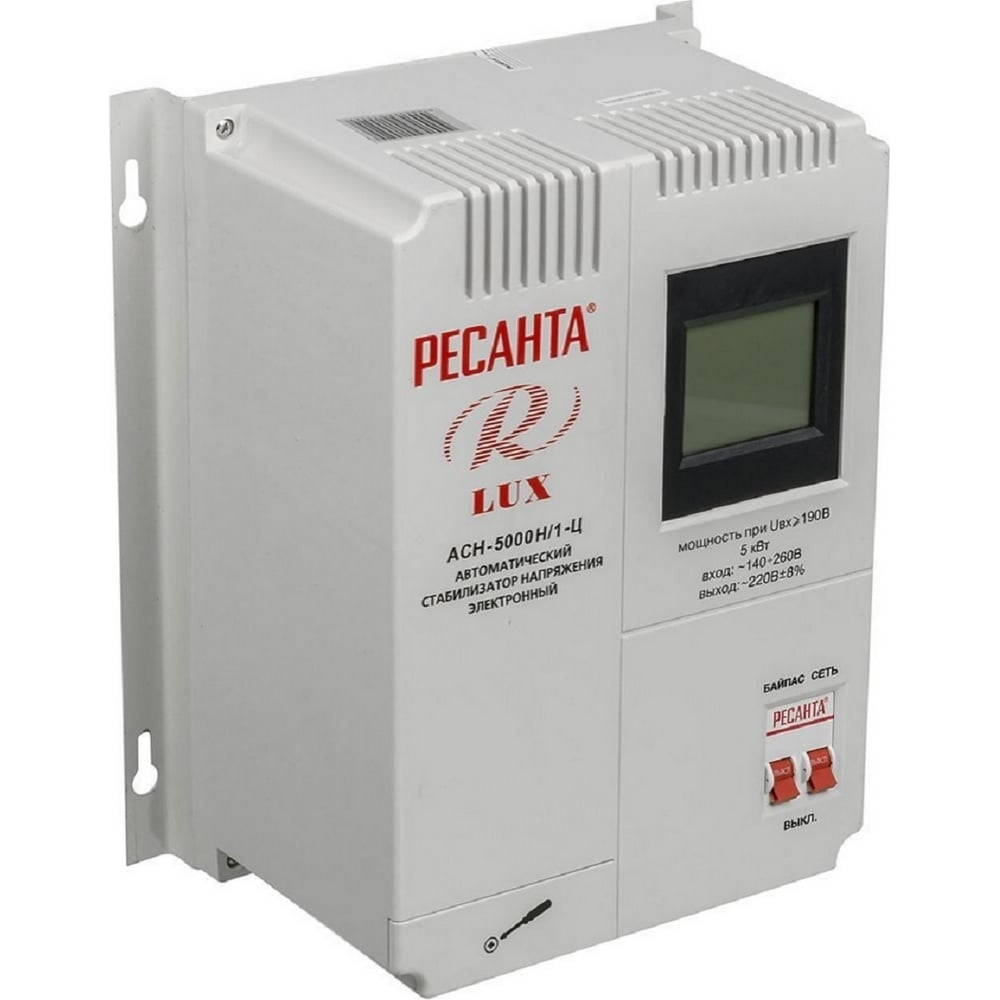 Стабилизатор АСН- 3000 Н/1-Ц Lux Ресанта 63/6/21