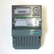 Счетчик Меркурий 230 АМ-01 трехфазный однотарифный, 5(6), кл. точ. 1.0, Щ, ЭМОУ, имп. выход