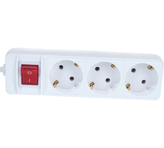 СОЮЗ сетев.удлин. ПВС 3*1 3розет 5м 16А с/з, выкл. 481S-8305