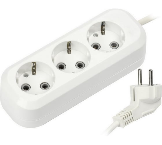 Удлинитель 3 гнезда 15 метров 16А/3,5кВт с заземлением ПВС 3х1,0 (SBE-16-3-15-Z)(12)