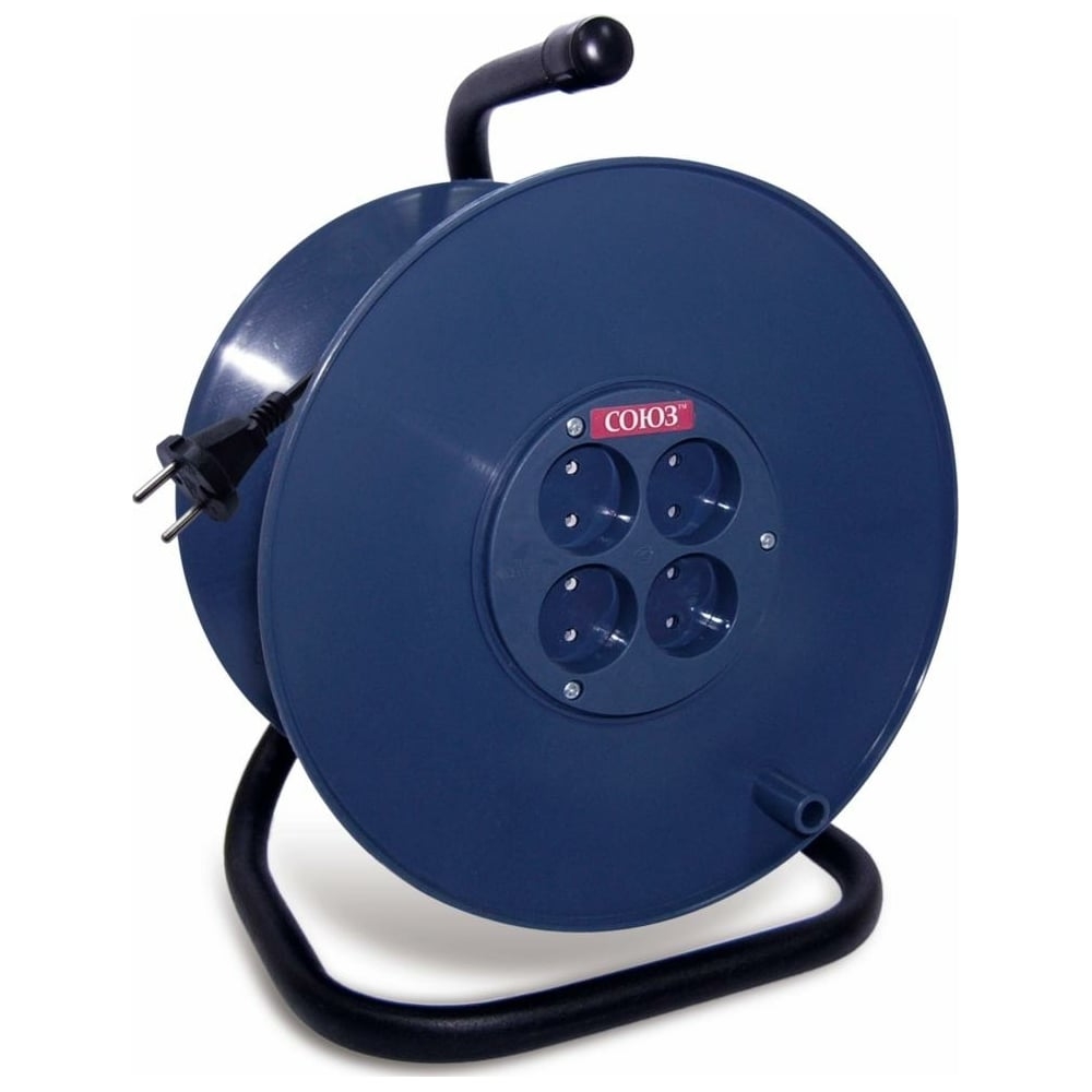 Удлинитель на катушке 4х40м без заземл. 16А IP20 Союз 481S-3804