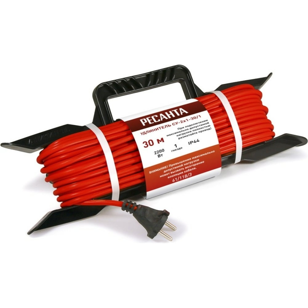 Удлинитель силовой на раме СУ-2х1-30/1 IP44 Ресанта 61/118/3