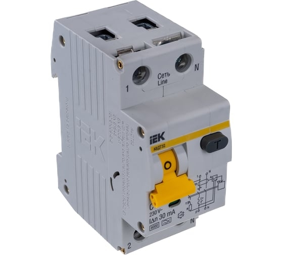 АВДТ-32 10А 30мА ИЭК МАD22-5-010-C-30