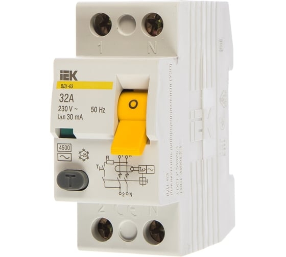 ВД1-63 2п 32А 30мА ИЭК MDV10-2-032-030