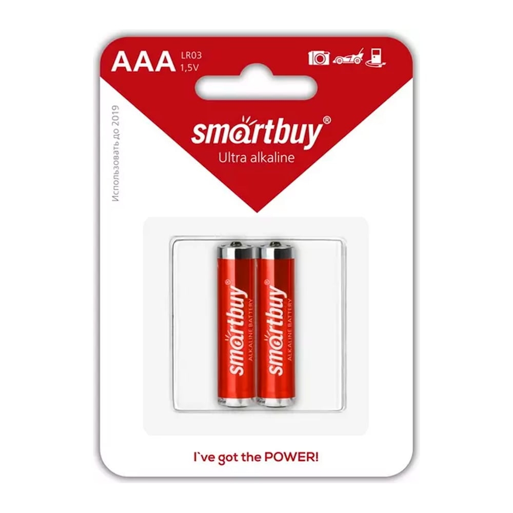 Батарейка алкалиновая Smartbuy LR03/4B