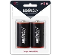 Батарейка солевая Smartbuy R20/2B