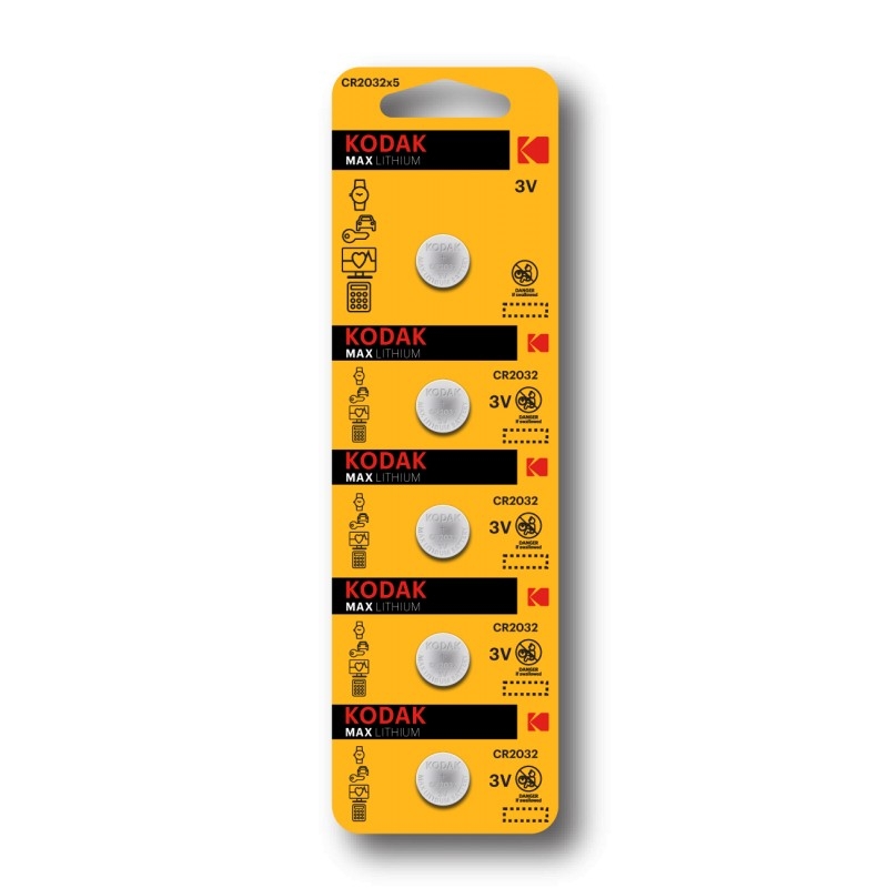 Элемент питания Kodak CR2032-5BL (цена за шт)