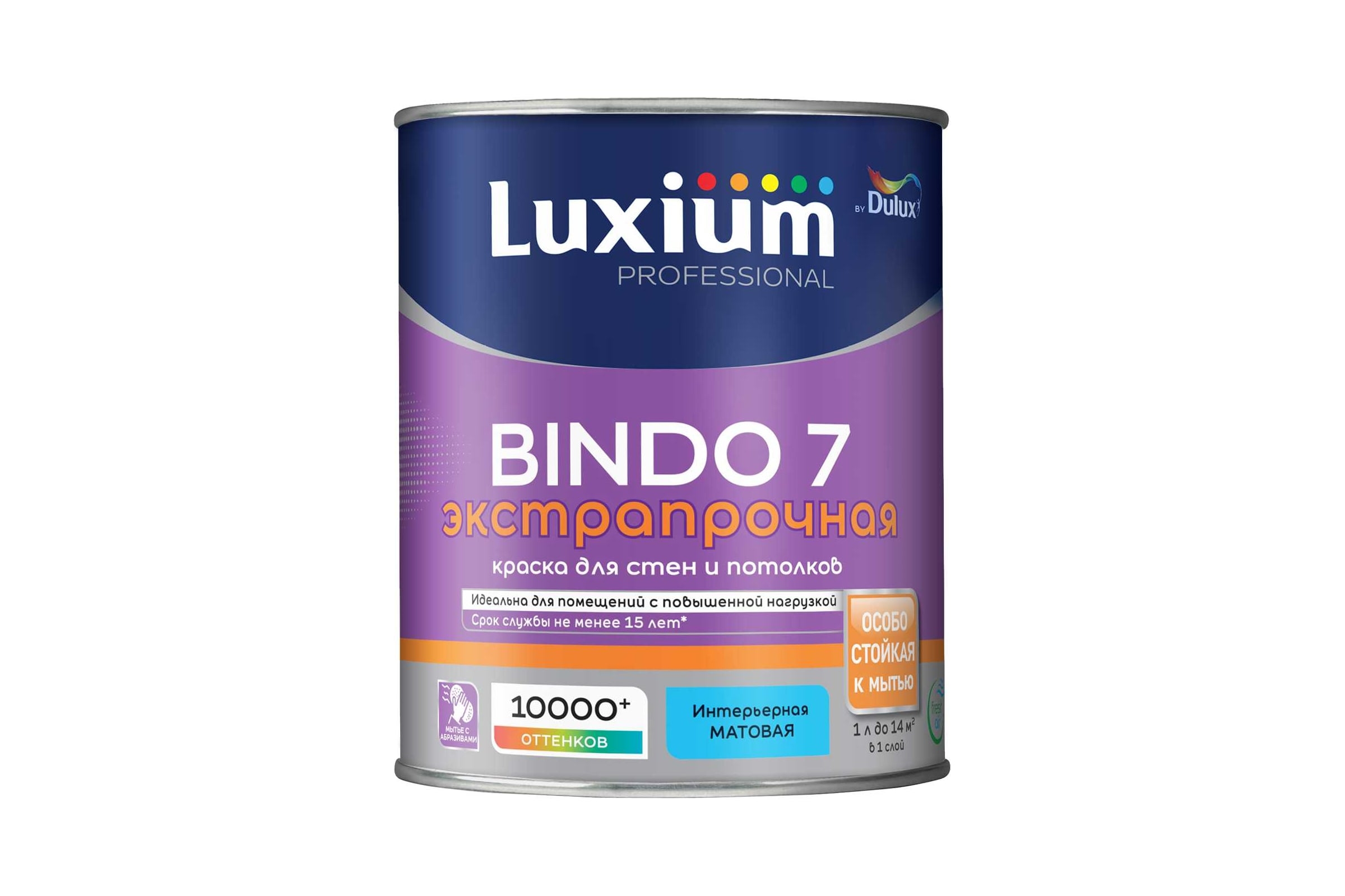 Краска ВДАК Luxium Bindo7(база С) 1л.