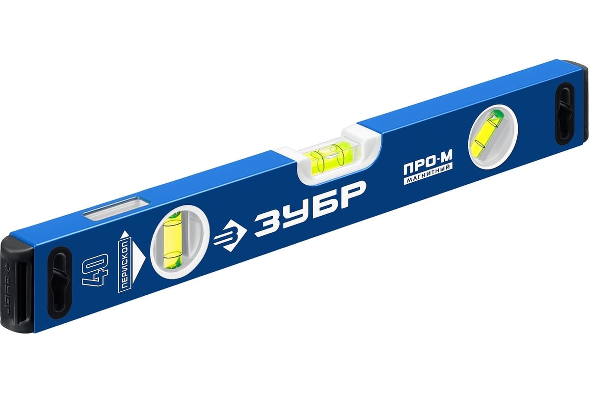 Уровень 400 мм. Магнитный усиленный ЗУБР 34589-040