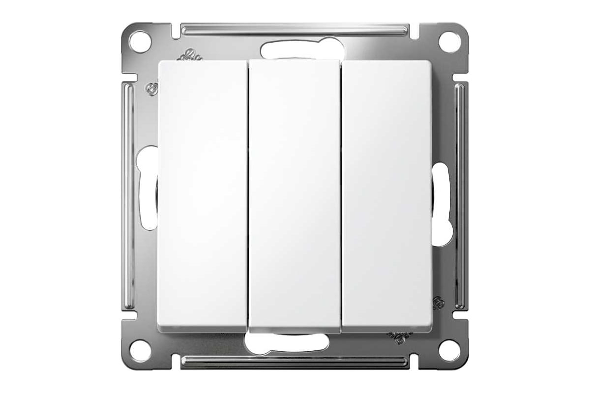 ATLAS выключатель 3-кл бел ATN000131