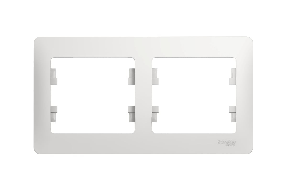 Glossa Рамка 2-ная горизонтальная бел GSL000102