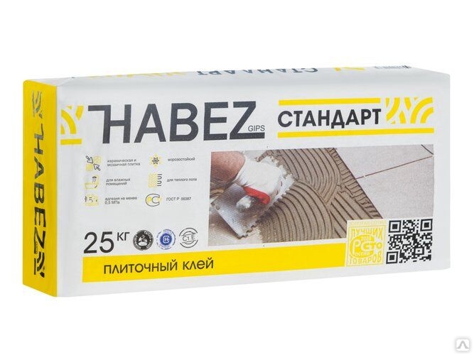 Хабез Клей плиточный СТАНДАРТ 25кг (56)