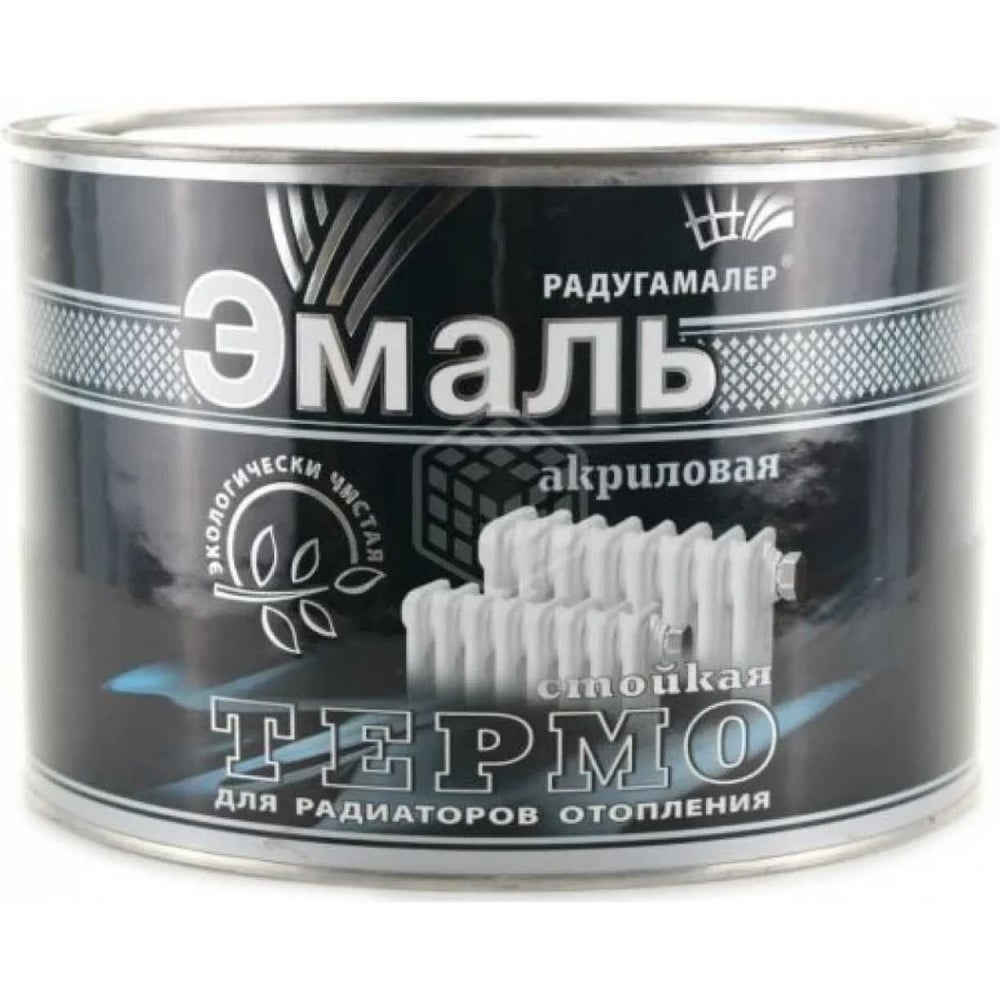 Радуга Эмаль АКРИЛ д/радиатор. отопл. белая 1,9 кг