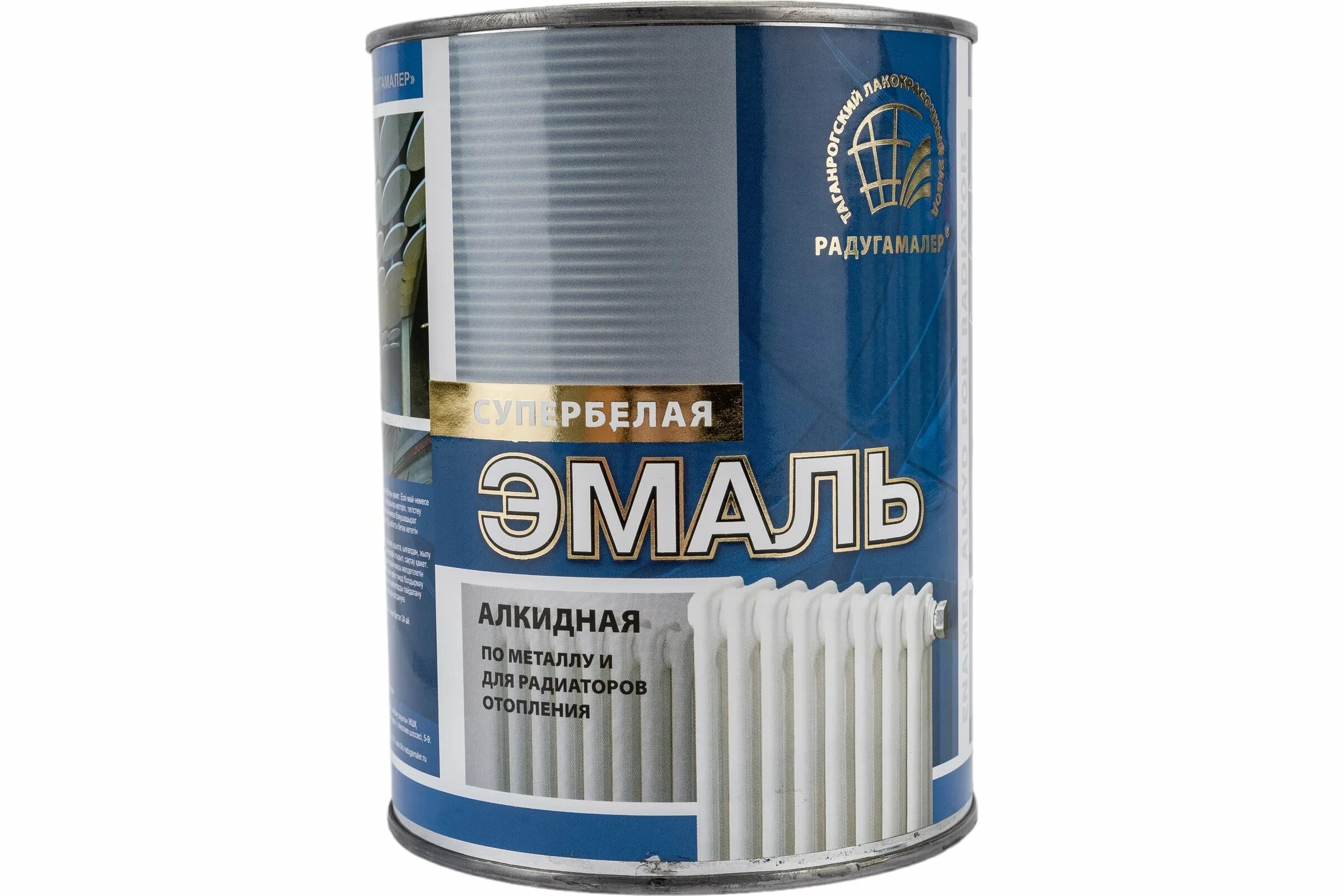 Радуга Эмаль АЛКИДНАЯ д/радиатор. отопл. белая 0,9 кг