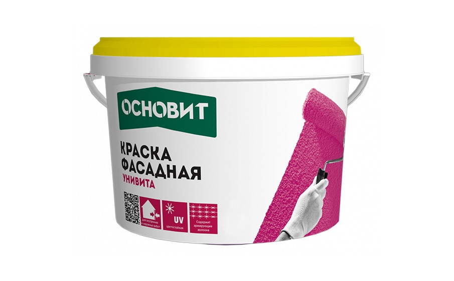 Основит Univita Краска фасадная акриловая 9л (база А) CAc91  95999