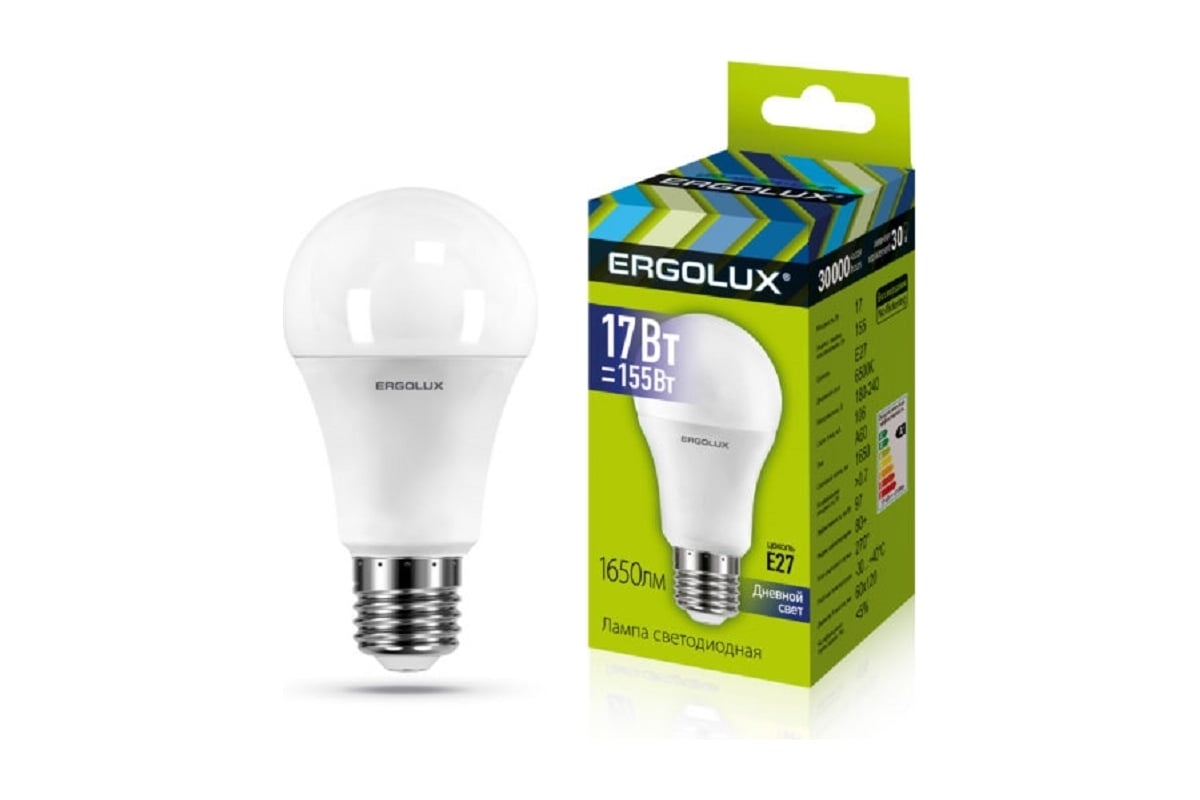 Лампочка "Ergolux" LED ЛОН 17Вт Е27